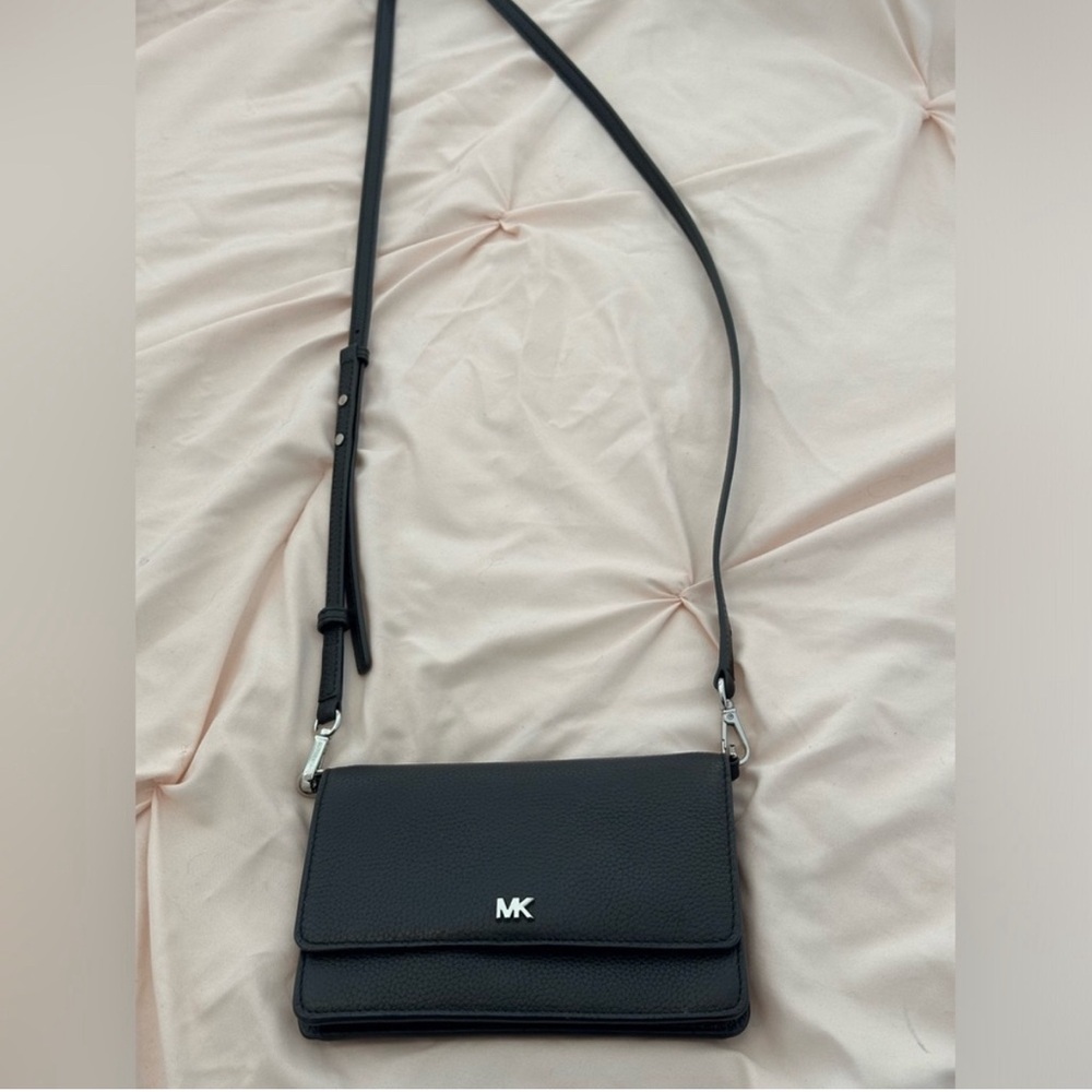 Michael Kors Pebbled Black Leather Wallet